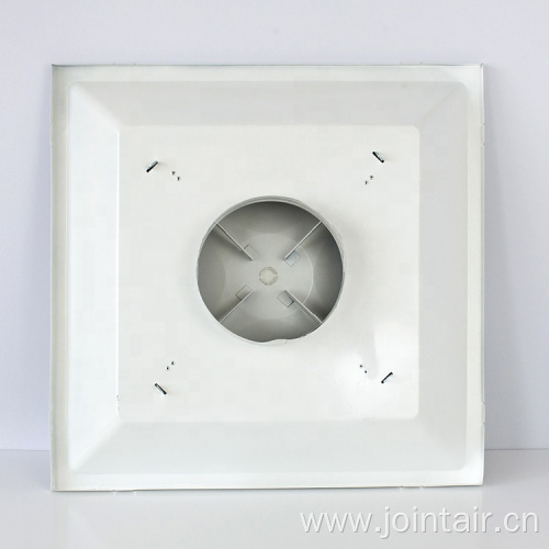 Steel Decorative Ceiling diffuser with 2 Flat Panel